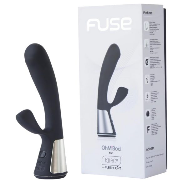 / Fleshlight OHMIBOD Kiiroo - gudrs klitora vibrators ar rokturi (melns)