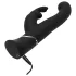Happyrabbit G-punkta vibrators ar klitora stimulatoru, uzlādējams, melns