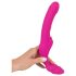 Strepless Strap-On - piestiprināms vibrators (rozā)