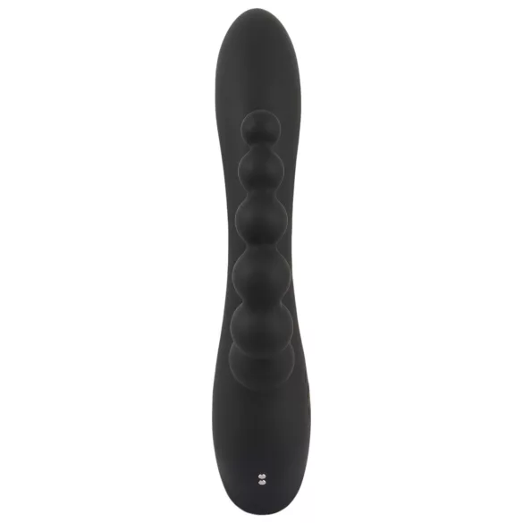 SMILE vibrators trīs zaros, uzlādējams, ūdensizturīgs, melns