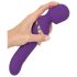 Javida Nūjiņa & Pērle - 2in1 masāžas vibrators (violets)