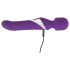 Javida Nūjiņa & Pērle - 2in1 masāžas vibrators (violets)
