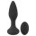 ANOS - rotējošs pērlīšu anālais vibrators (melns)