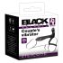Black Velvets - akumulatora 2in1 vibrators un erekcijas gredzens melns
