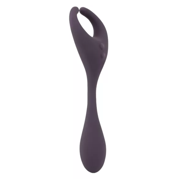 Couples Choice - pāra vibrators ar 2 motoriem, uzlādējams, violets
