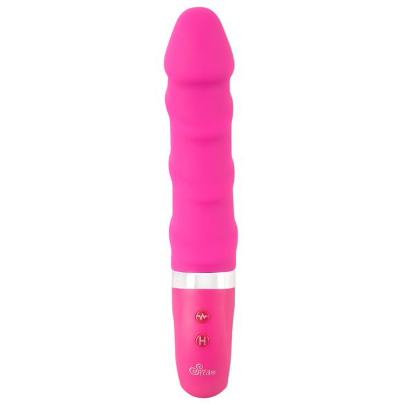 SMILE Soft - vibrators ar sildīšanu uzlādējams rozā