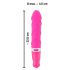 SMILE Soft - Bezvadu, sildošs vibrators (rozā)