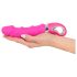 SMILE Soft - Bezvadu, sildošs vibrators (rozā)
