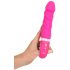 SMILE Soft - Bezvadu, sildošs vibrators (rozā)