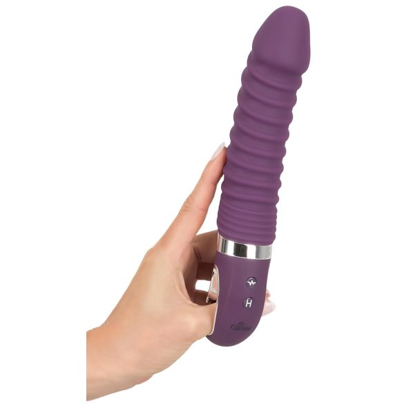 SMILE vibrators ar sildīšanas funkciju, uzlādējams, violets