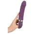 SMILE vibrators ar sildīšanas funkciju, uzlādējams, violets