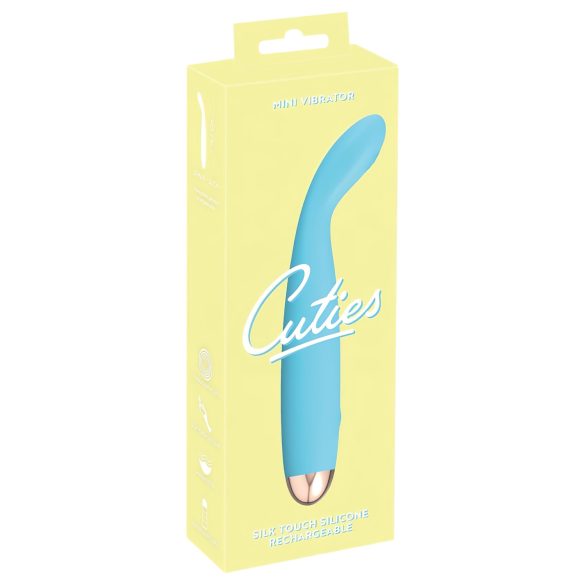 Cuties Mini - uzlādējams, ūdensizturīgs G-punkta vibrators (tirkīza)