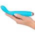 Cuties Mini - uzlādējams, ūdensizturīgs G-punkta vibrators (tirkīza)