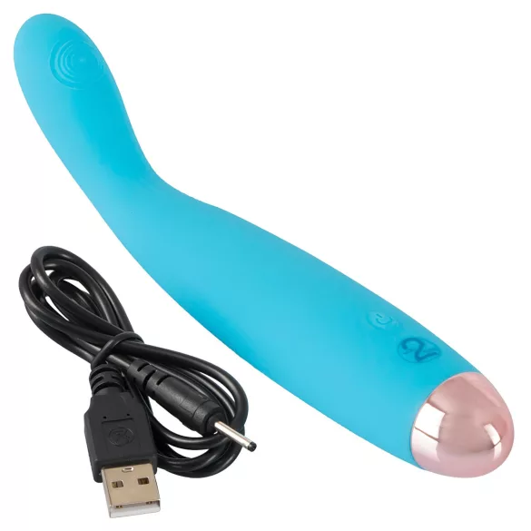 Cuties Mini - G-punkta vibrators akumulatora ūdensizturīgs tirkīza