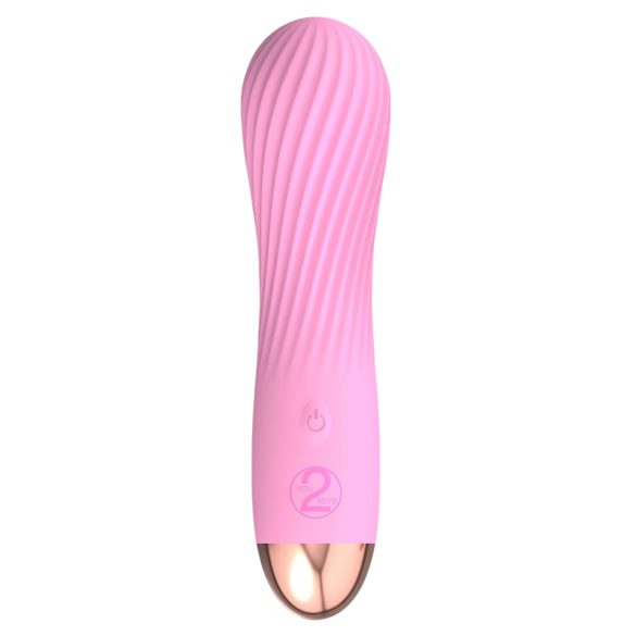 Cuties Mini - ūdensizturīgs uzlādējams spirāles vibrators rozā