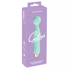   Cuties Mini Wand - uzlādējams, ūdensdrošs, masāžas vibrators (zaļš)