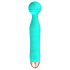 Cuties Mini Wand - ūdensizturīgs masāžas vibratorus (zaļš)