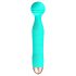 Cuties Mini Wand - ūdensizturīgs masāžas vibratorus (zaļš)