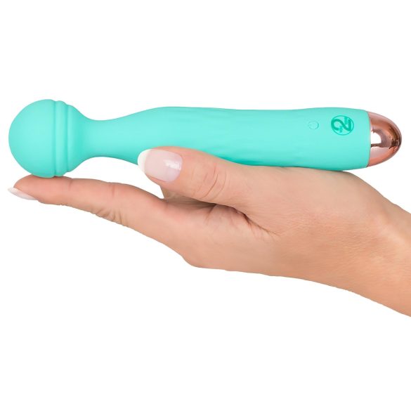 Cuties Mini Wand - uzlādējams, ūdensdrošs, masāžas vibrators (zaļš)