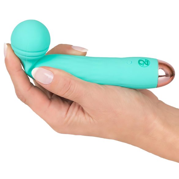 Cuties Mini Wand - uzlādējams, ūdensdrošs, masāžas vibrators (zaļš)