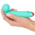 Cuties Mini Wand - ūdensizturīgs masāžas vibratorus (zaļš)