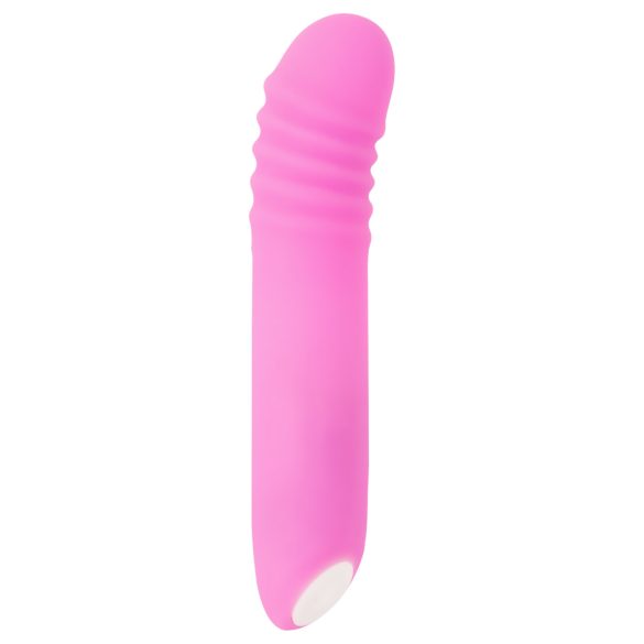 You2Toys - Flashing Mini Vibe - akumulatora, spīdošs vibrators (rozā)