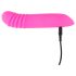 You2Toys - Flashing Mini Vibe - akumulatora, spīdošs vibrators (rozā)