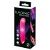You2Toys - Flashing Mini Vibe - akumulatora, spīdošs vibrators (rozā)