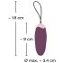 Javida Mīlestības Šūpošana - tālvadības vibrācijas olšūna (violeta)