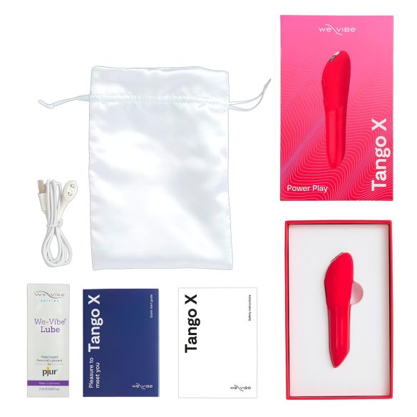 We-Vibe Tango X - ūdensizturīgs akumulatora vibratoru koraļļu krāsā