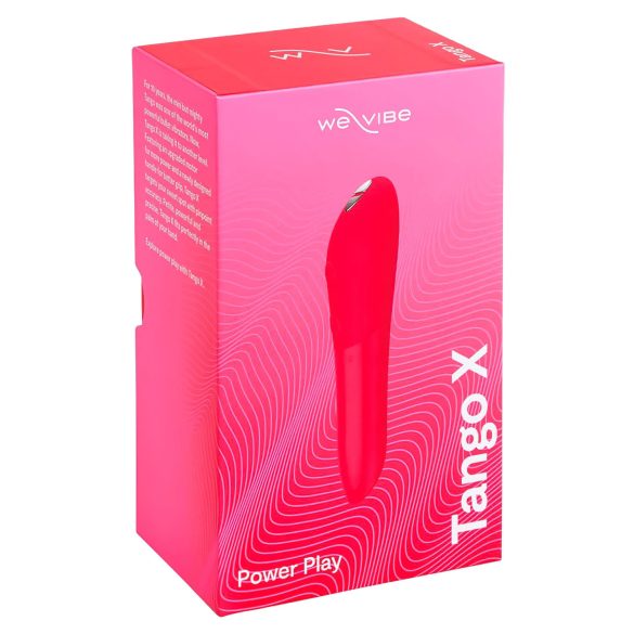 We-Vibe Tango X - ūdensizturīgs akumulatora vibratoru koraļļu krāsā