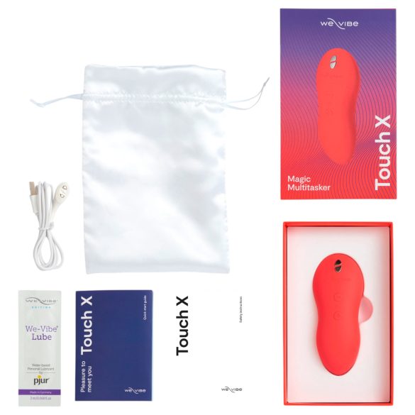 We-Vibe Touch X - uzlādējams ūdensnecaurlaidīgs klitora vibrators (koraļļu)