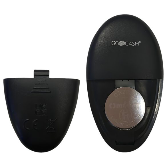 GoGasm vibrējošās biksītes ar tālvadību, uzlādējamas, melnas