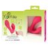 SMILE Biksītes - uzlādējams, radio 2in1 vibrators (rozā)
