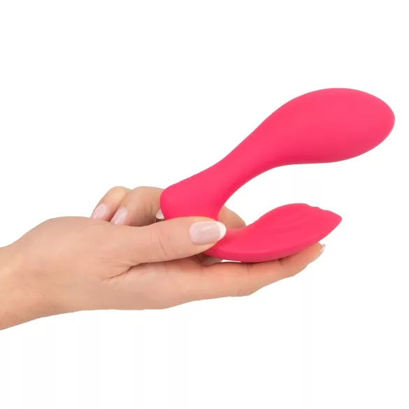 SMILE biksīšu vibratorrs ar tālvadību, uzlādējams, rozā