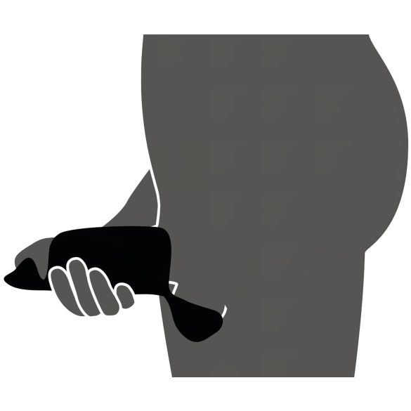 Rebel - vīriešu makstvibrators ar 3 motoriem melns