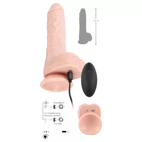 Medical RC - vibrators — rotējošs un kustošs, naturāls tonis
