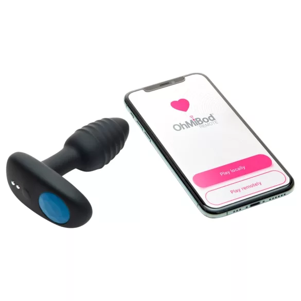 Kiiroo OhMiBod Lumen - interaktīvs prostatas vibrators (melns)