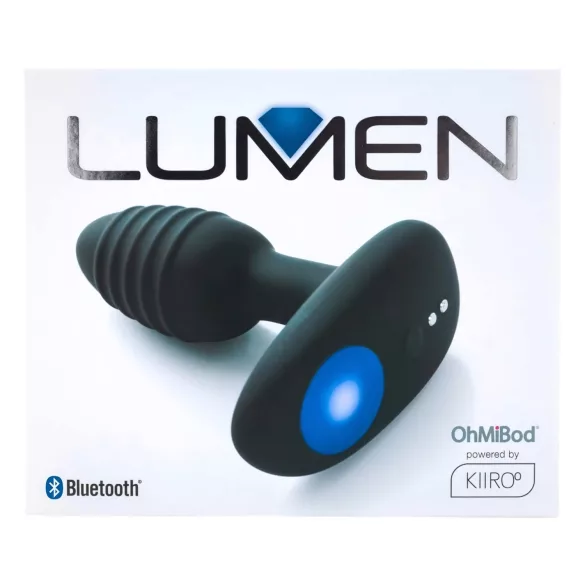 Kiiroo OhMiBod Lumen - interaktīvs prostatas vibrators (melns)