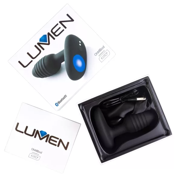 Kiiroo OhMiBod Lumen - interaktīvs prostatas vibrators (melns)