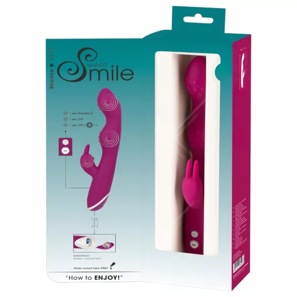 SMILE - vibrators sievietēm ar klitora un A, G punkta stimulāciju, violets