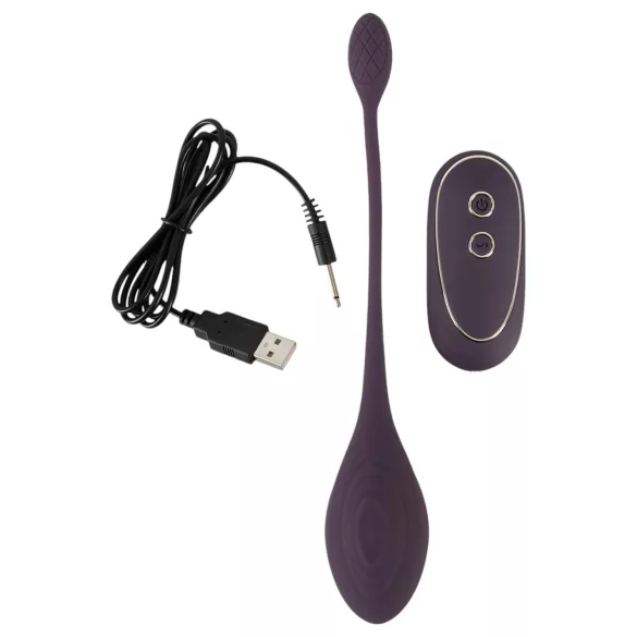 You2Toys vibrējošā olveida bumba ar tālvadību, uzlādējama, violeta