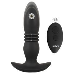 ANOS - bezvadu anālais vibrators (melns)