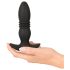 ANOS - bezvadu anālās baudas vibrators (melns)