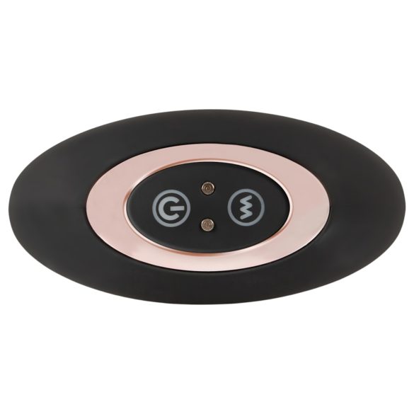 ANOS - bezvadu anālais vibrators (melns)