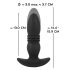 ANOS - bezvadu anālās baudas vibrators (melns)