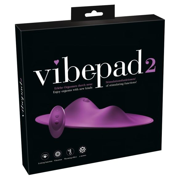 VibePad 2 - klitora vibrators spilvens violets
