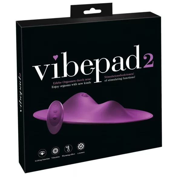 VibePad 2 - klitora vibrators spilvens violets