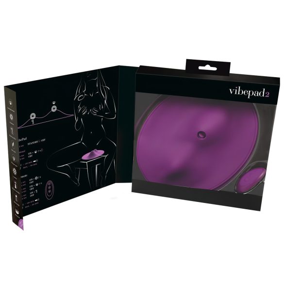 VibePad 2 - klitora vibrators spilvens violets