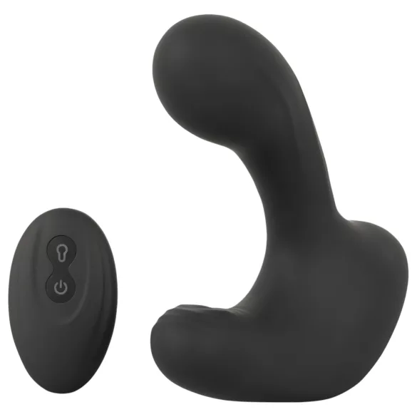 Rebel RC - uzlādējams tālvadības anālais vibrators pumpējams melns